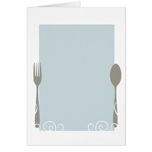 menú en blanco (Frente)