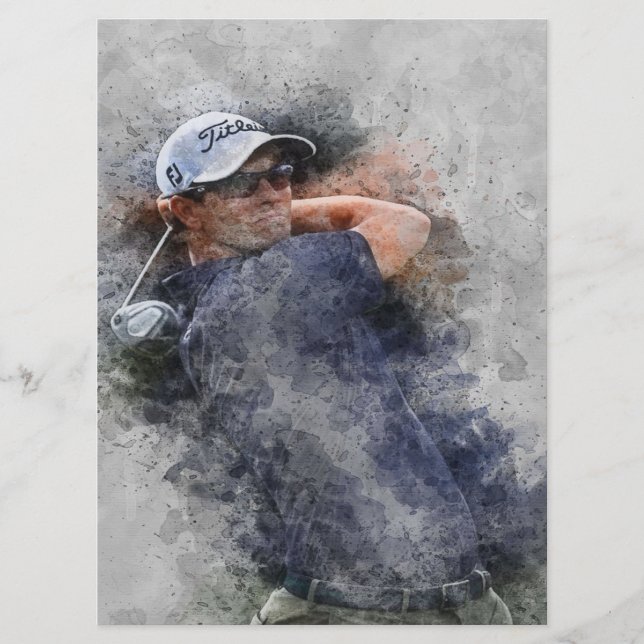 Menú Encore Adam Scott (Anverso)