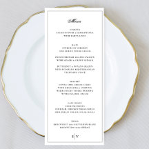 Enmarcado | Boda Blanca Monograma Elegante