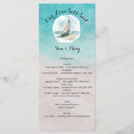 Menú Establecer Boda de vela