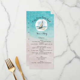 Menú Establecer Boda de vela