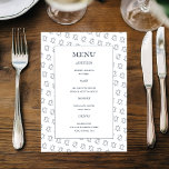 Menú Estrella de David B'nai Bat Bar Mitzvah Boda judío<br><div class="desc">Un menú personalizado perfecto para un bar mitzvah, bat mitzvah u otra celebración judía! ¡La mano hizo arte para ti! ¡TODO PERSONALIZABLE! Haga clic en "Personalizar" para editar el texto. Haga clic en "editar usando la herramienta de diseño" para ajustar las fuentes, colores y colocaciones y para borrar el diseño...</div>