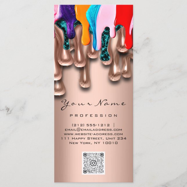 Menú Estudio de artista de uñas perfora precios de empi (Anverso)