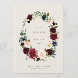 Menú Fall Elegance Save the Date