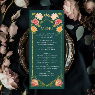 Menú Fantasía Encantada Boda de Jardín Floral