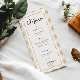 Menú Fiesta Baby Shower de Goose & Gingham