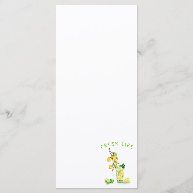 Menú fiesta con bebida Guay de jugo de limón - Su  (Anverso)