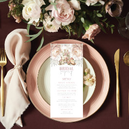 Menú Fiesta de té nupcial Elegel Pastel