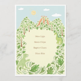 Menú Fiesta Dino-Mite