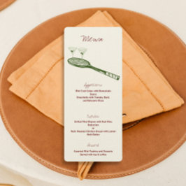 Menú Fiesta Tenis y Martini