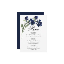 Menú Flor salvaje | Flores de jardín azul clásicas