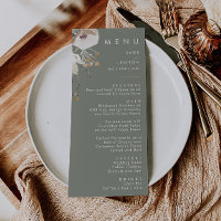 Flor silvestre caprichosa | Cena Boda verde sabio