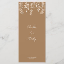 Menú Floración colgante Foliage cálido Romántico Boho E