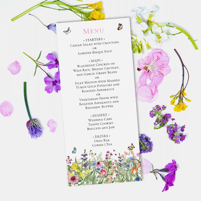 Menú Floral de verano (Subido por el creador)