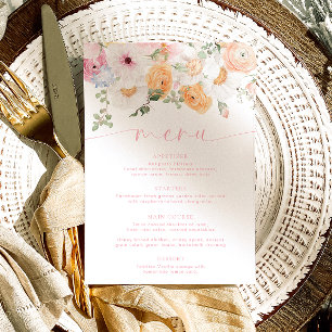 Menú Floral Millie y gracias