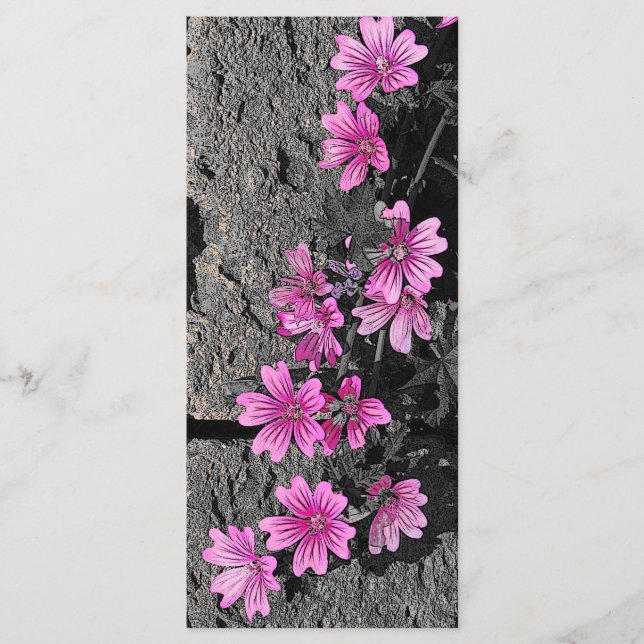 Menú Flores moradas (Anverso)