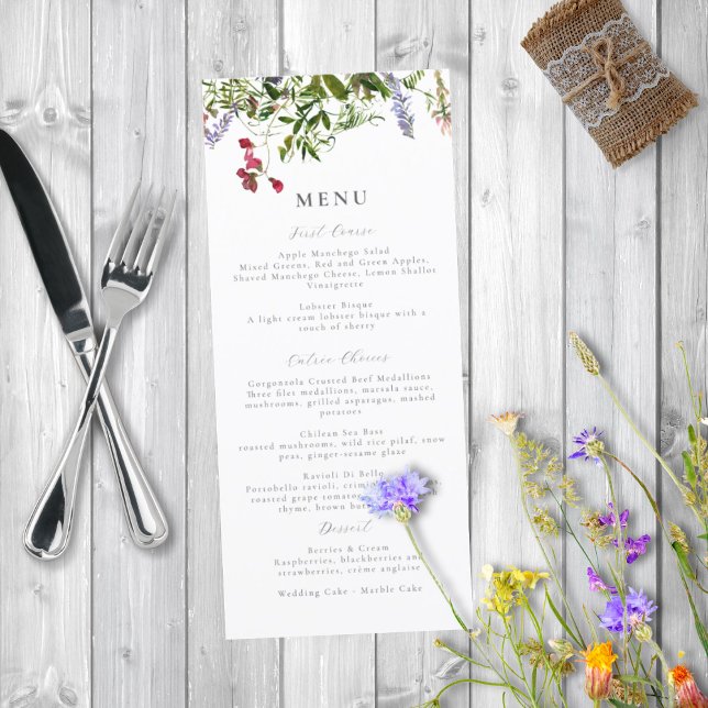 Menú Flores y vegetación silvestres (Subido por el creador)