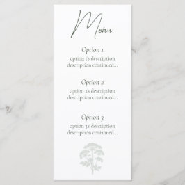 Menú FONDNESS | Boda