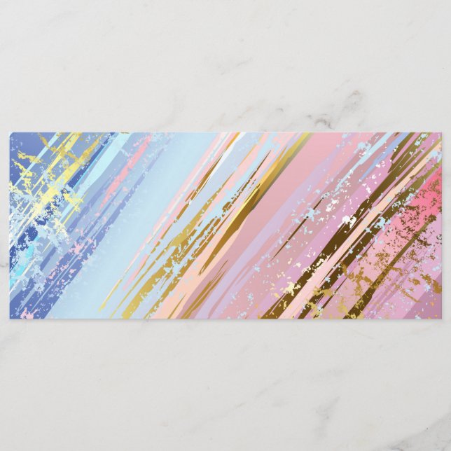 Menú Fondo rosa texturizado (Anverso)