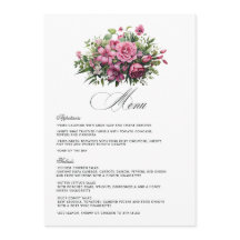 Fuchsia y el Boda floral verde esmeralda