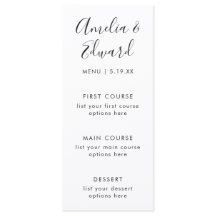 Graceful Delicated Rubor Boda Card