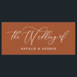 Menú Guión de terracota el boda del signo<br><div class="desc">La escritura de terracota el boda de la señal. Idea parte de un presupuesto,  boho plan de asientos bodas. Diseño moderno minimalista y elegante.</div>