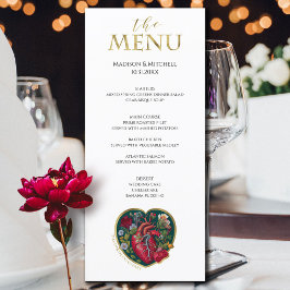 Menú Hasta que la muerte nos divida el oro de Halloween