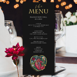 Menú Hasta que la muerte nos divida el oro de Halloween