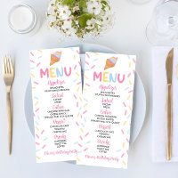 Helado crema de cono espolvorea dulce comida de fi