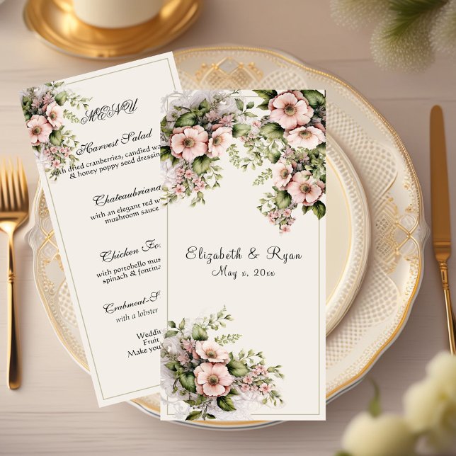 Menú Hermosas flores rosadas Vines verdes (Subido por el creador)