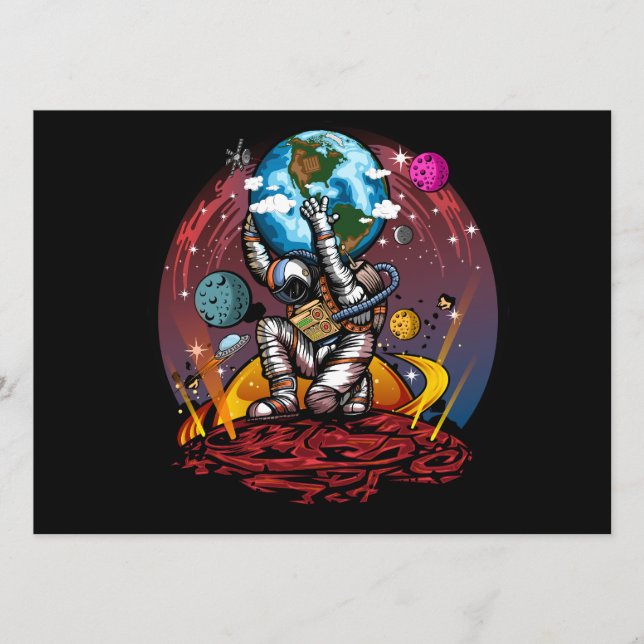 Menú Hombre del espacio de Atlas (Anverso)