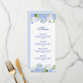 Menú Hortensia Azul Clásica
