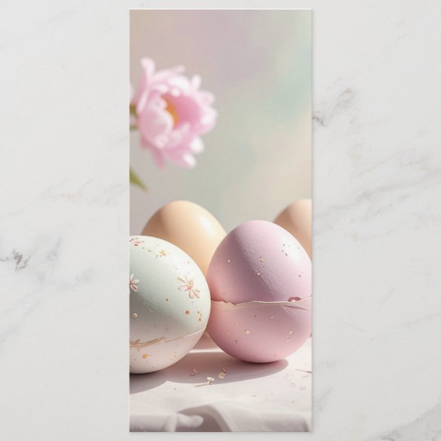 Menú huevos de Pascua (Anverso)