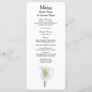 Menú Ideas elegantes simples modernas de la boda del