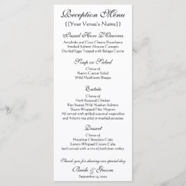 Menú Iglesia de Auvers por Vincent van Gogh Boda