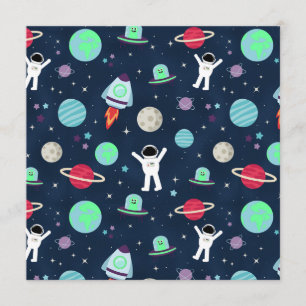 Menú Ilustracion de patrón de espacio