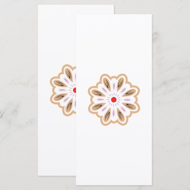 Menú Impresión de arte de flores de Mandala | Decoració (Anverso / Reverso)