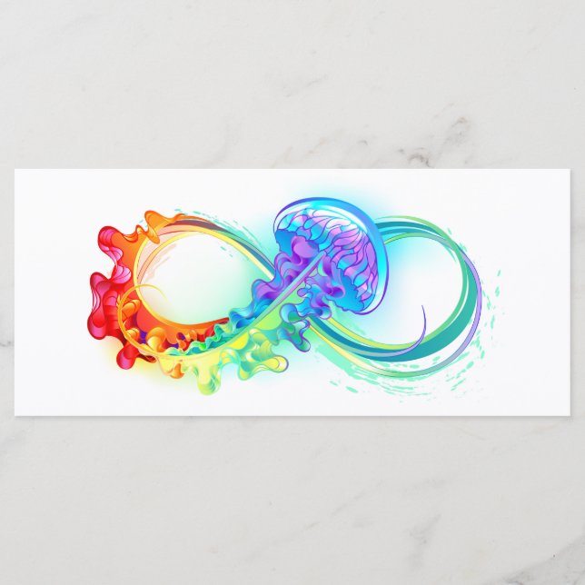 Menú Infinidad con las medusas del arcoiris (Anverso)