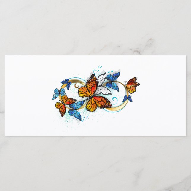 Menú Infinidad de Mariposas Monarca (Anverso)