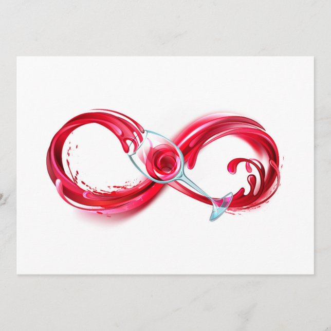 Menú Infinito con vino Rojo (Anverso)