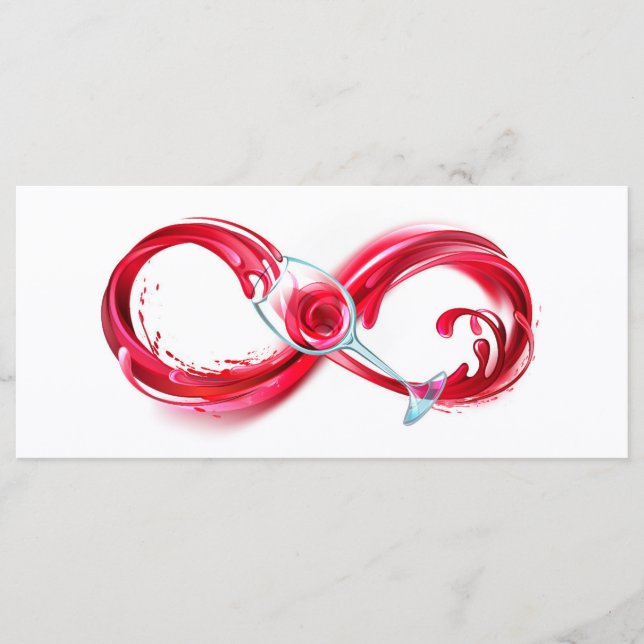 Menú Infinito con vino Rojo (Anverso)