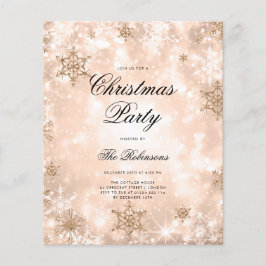 Menú Invitación a Rosa de vacaciones de invierno d