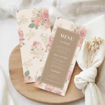 Jardín de Rosas Vintage Floral y Boda Kraft