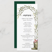 Jardín secreto | Dorado Confetti Elegante Floral