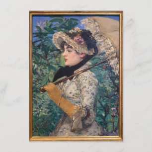 Menú Jeanne (Primavera) De Édouard Manet