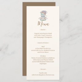 Menú JULIET Tea Set Fiesta