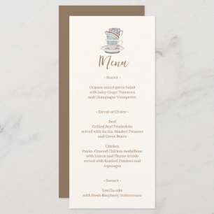 Menú JULIET Tea Set Fiesta