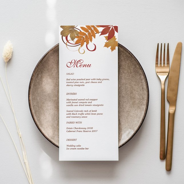 Menú La caída rusa deja la cena Boda (Subido por el creador)