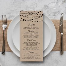 La colección de Bodas Rustic Kraft Lights