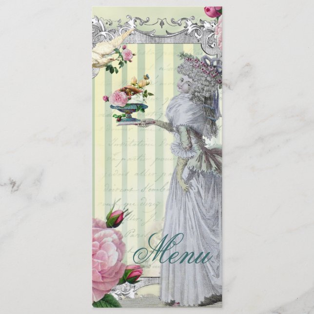 Menú La Lettre D'amour (Anverso)